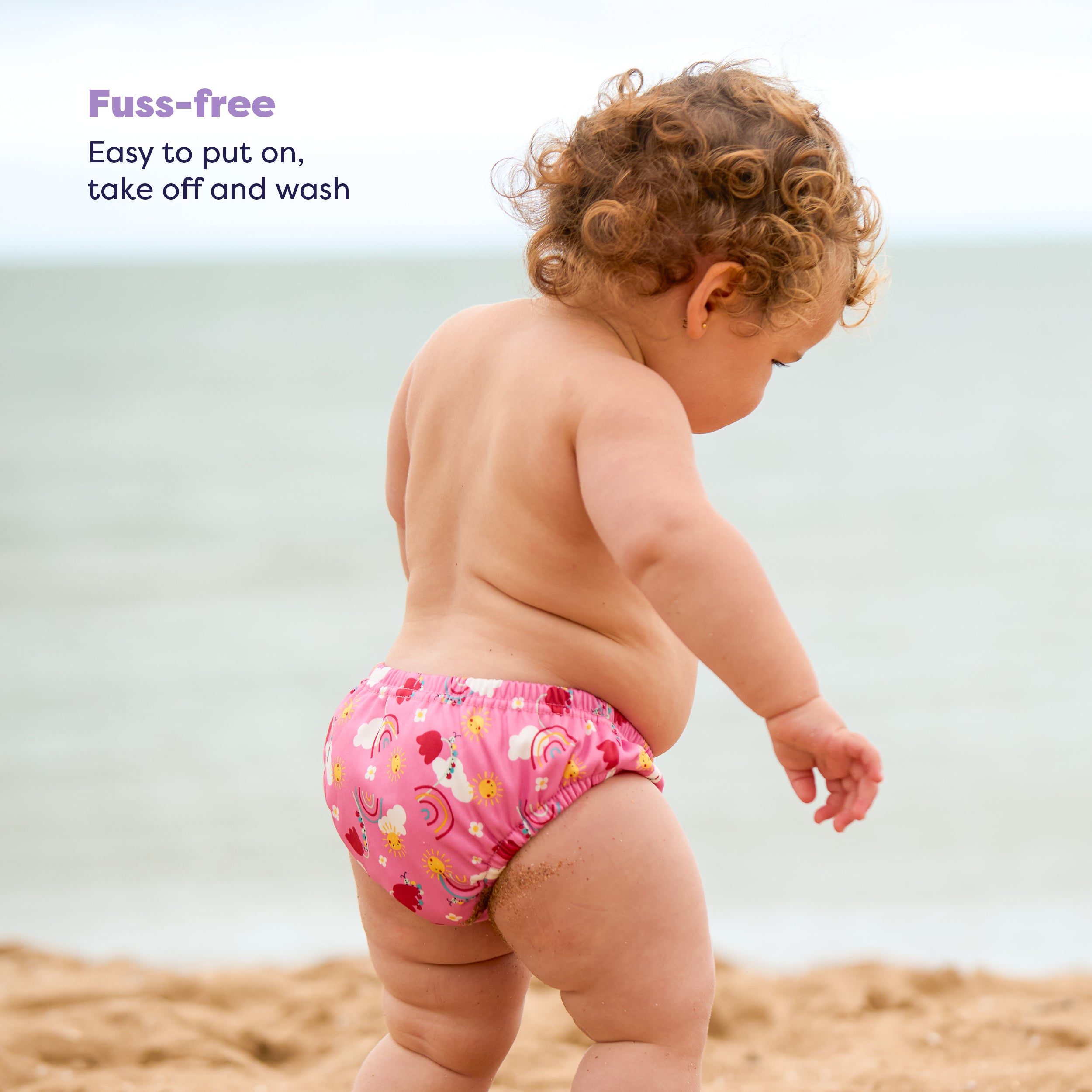 Reusable Swim Nappy in Happy Days - Bambino Mio (UK)
