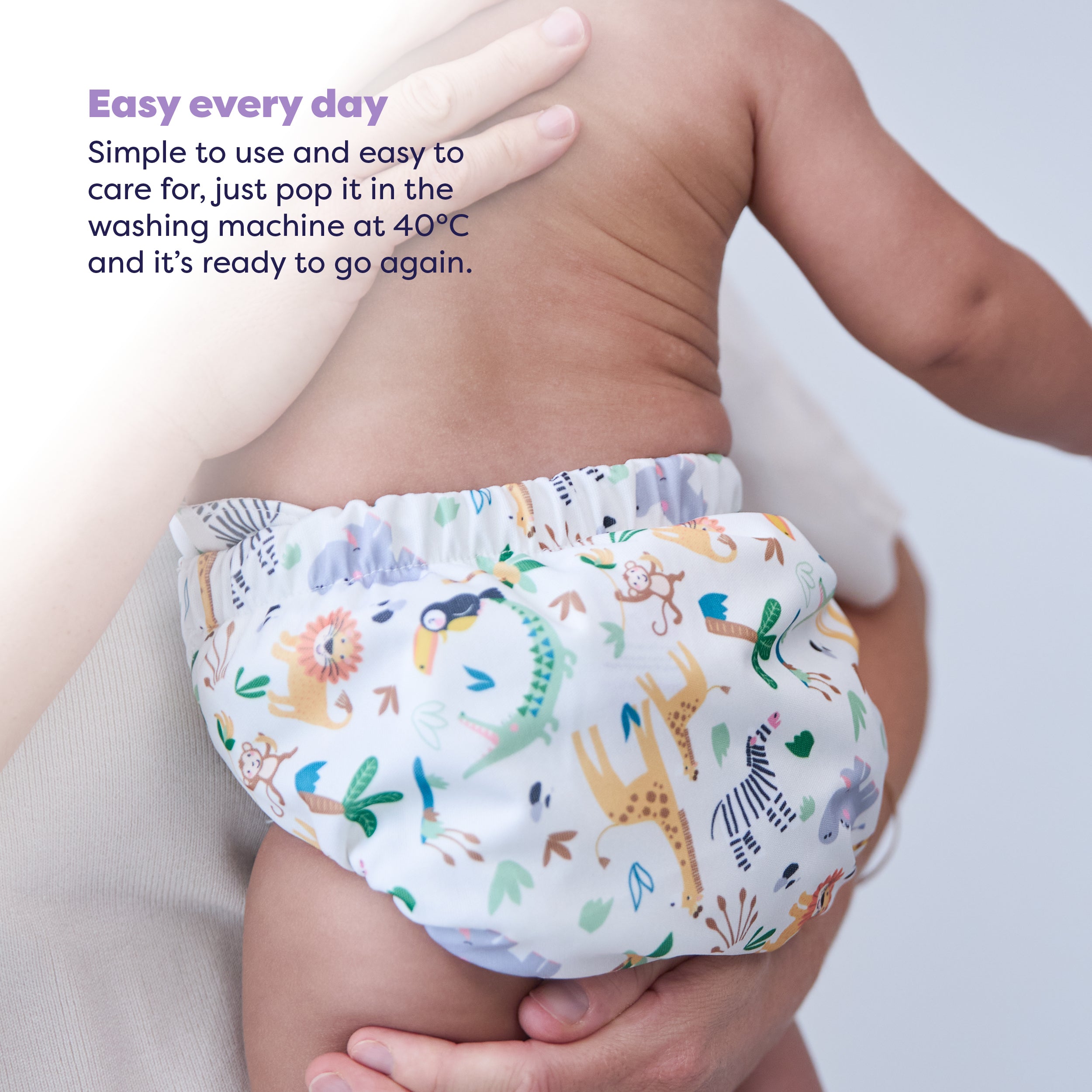 The Days-Out Reusable Nappy Bundle in Wild Life - Bambino Mio (UK)