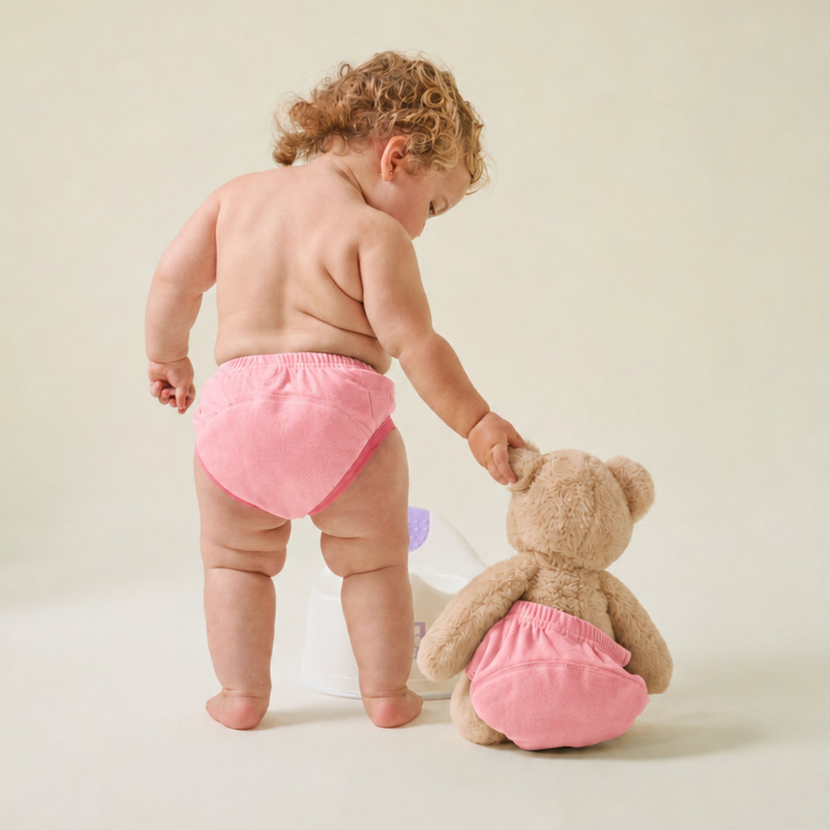 NEW: Reusable Potty Training Pants in Light Pink - Elite Design