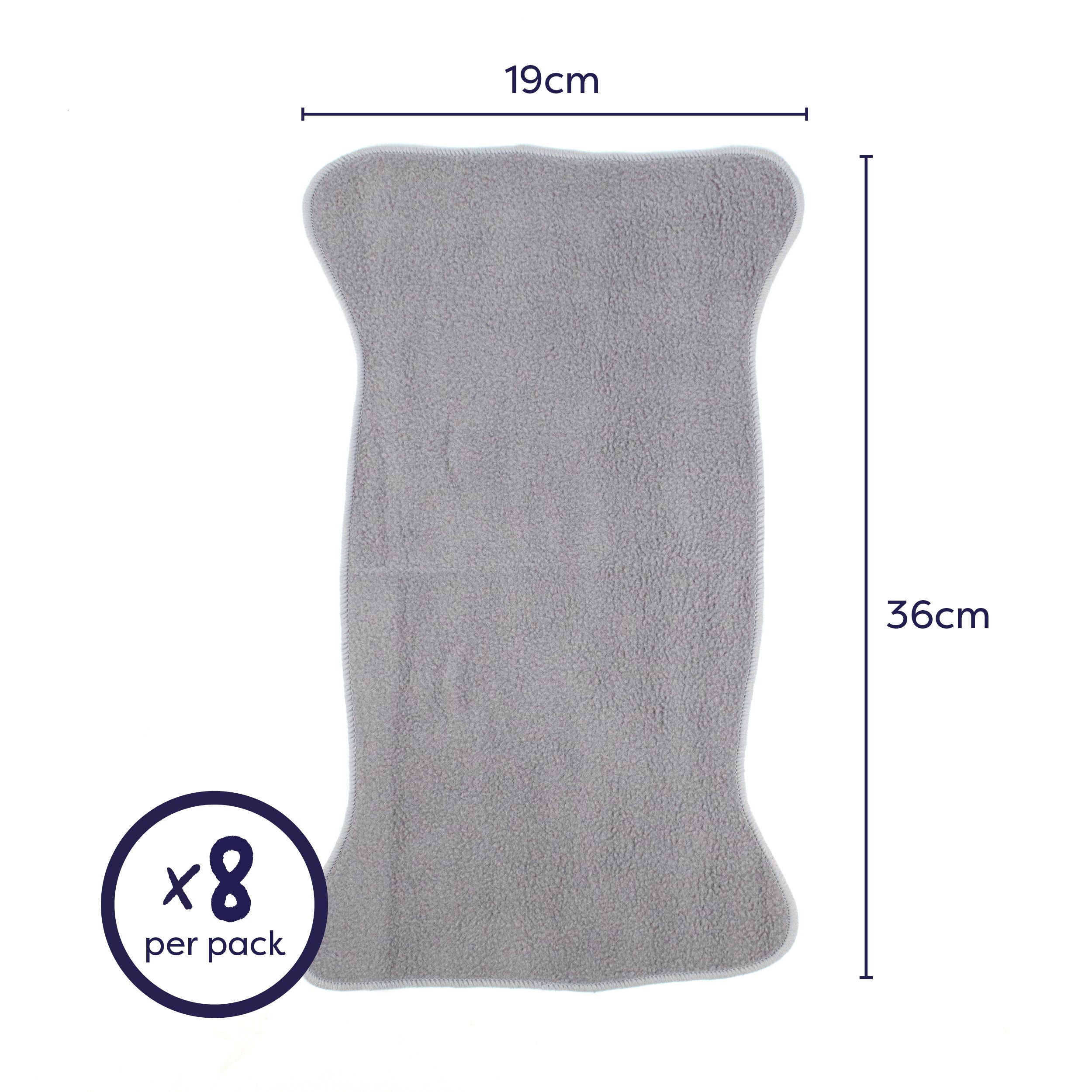 Reusable Nappy Liners - 8 pack - Bambino Mio (UK)