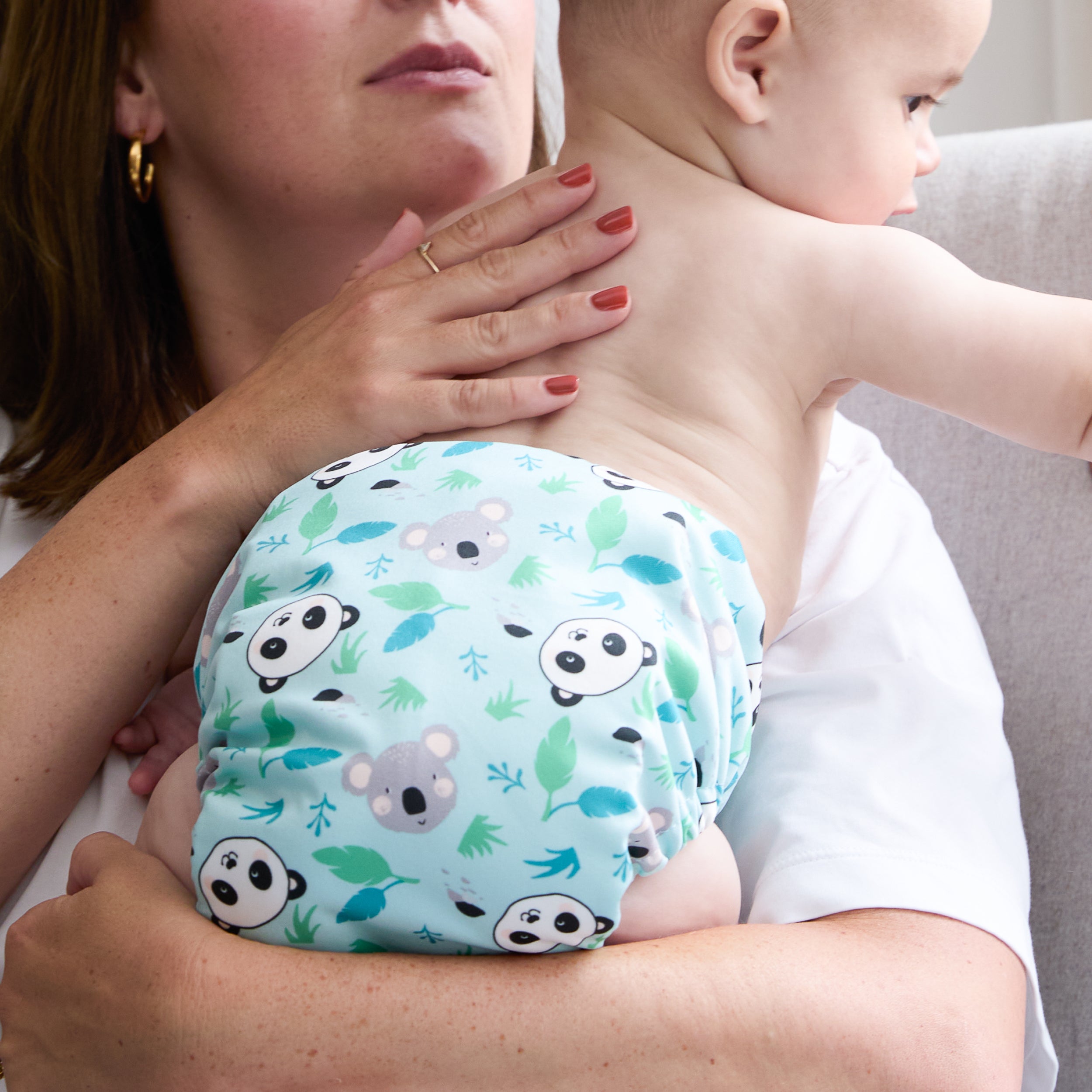 20 Pack Miosolo All-in-One Reusable Nappy in Animals - Bambino Mio (UK)