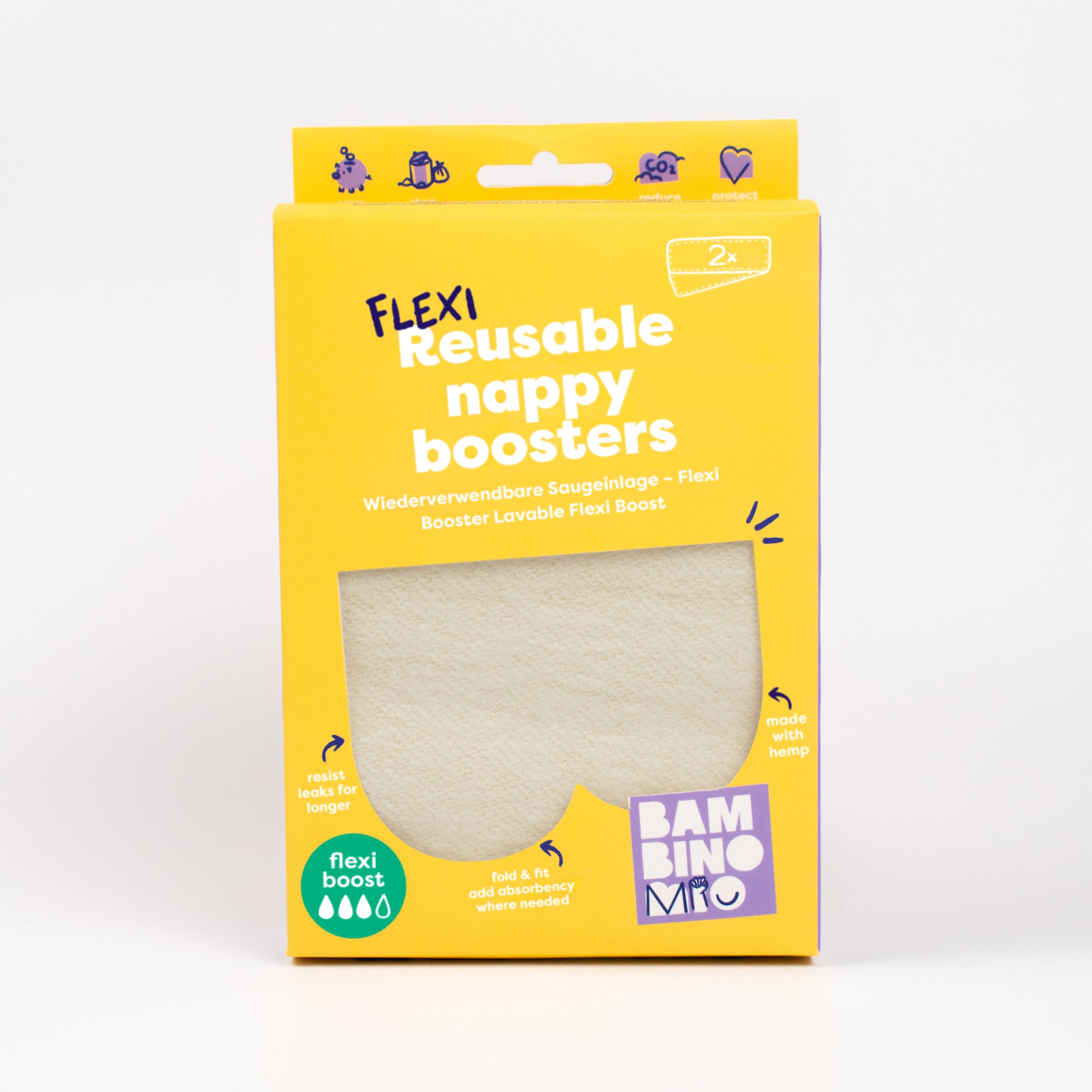 Reusable Nappy Booster - Flexi Boost - Bambino Mio (UK)
