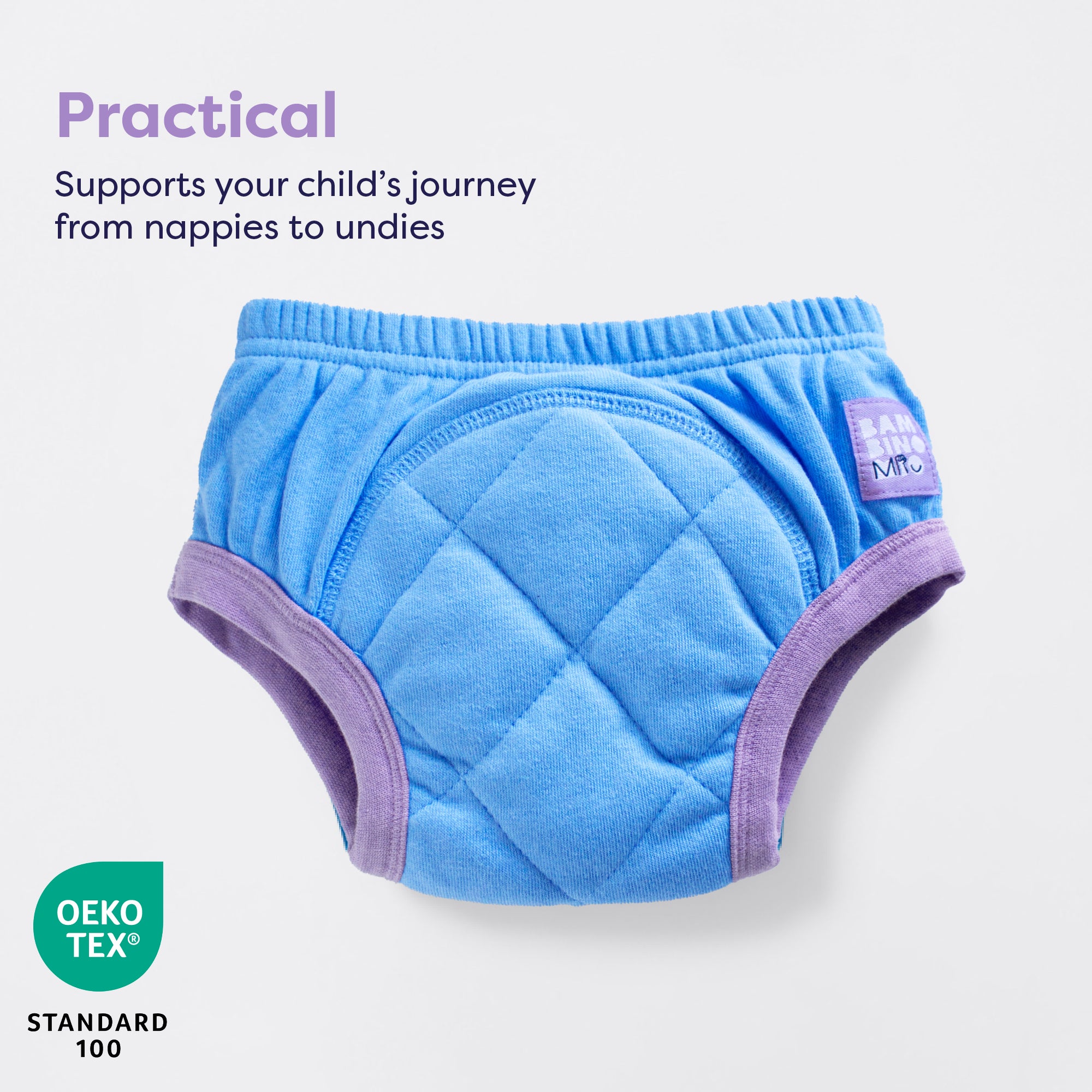 Reusable Potty Training Pants in Sky - Bambino Mio (UK)