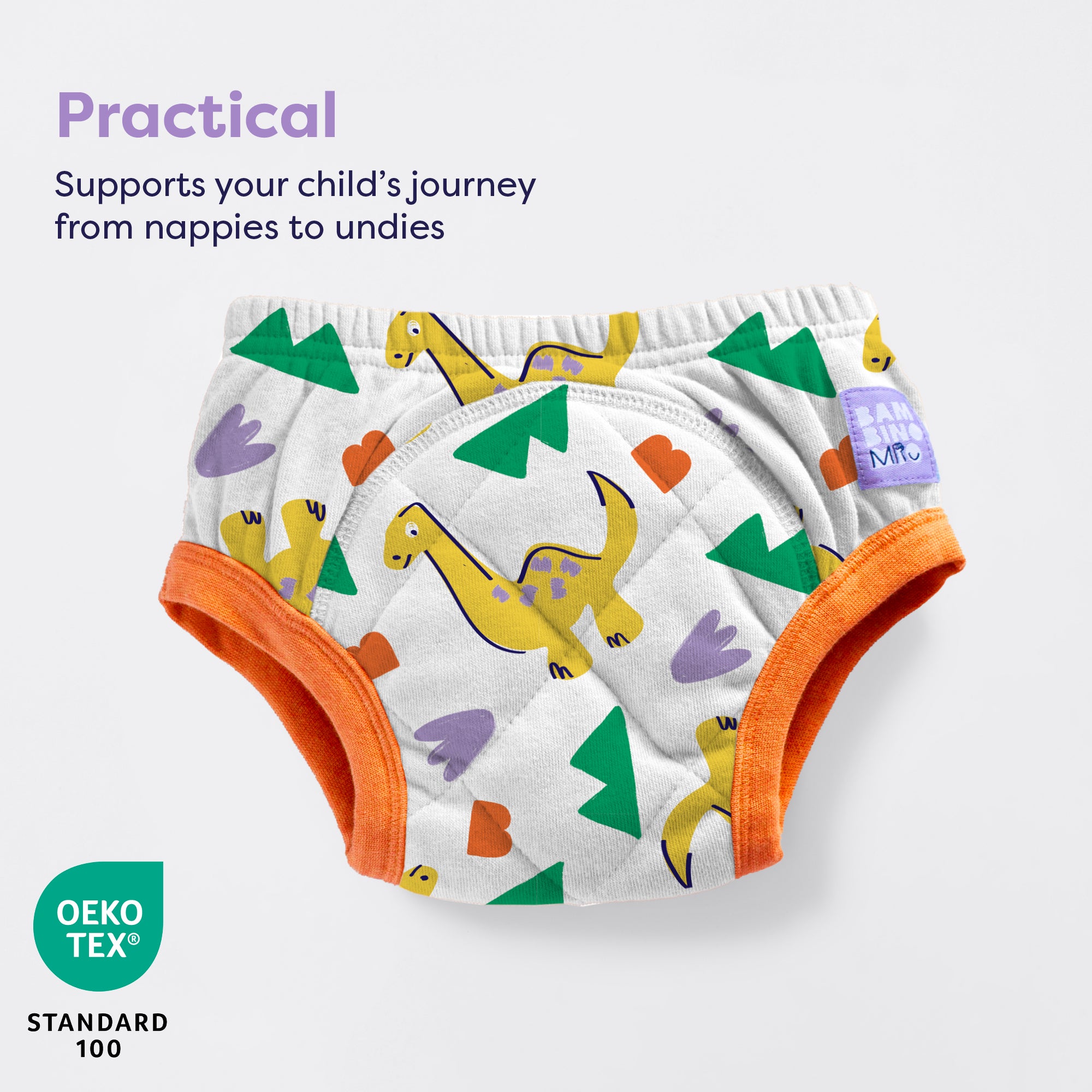 Reusable Potty Training Pants in Rumble - Bambino Mio (UK)