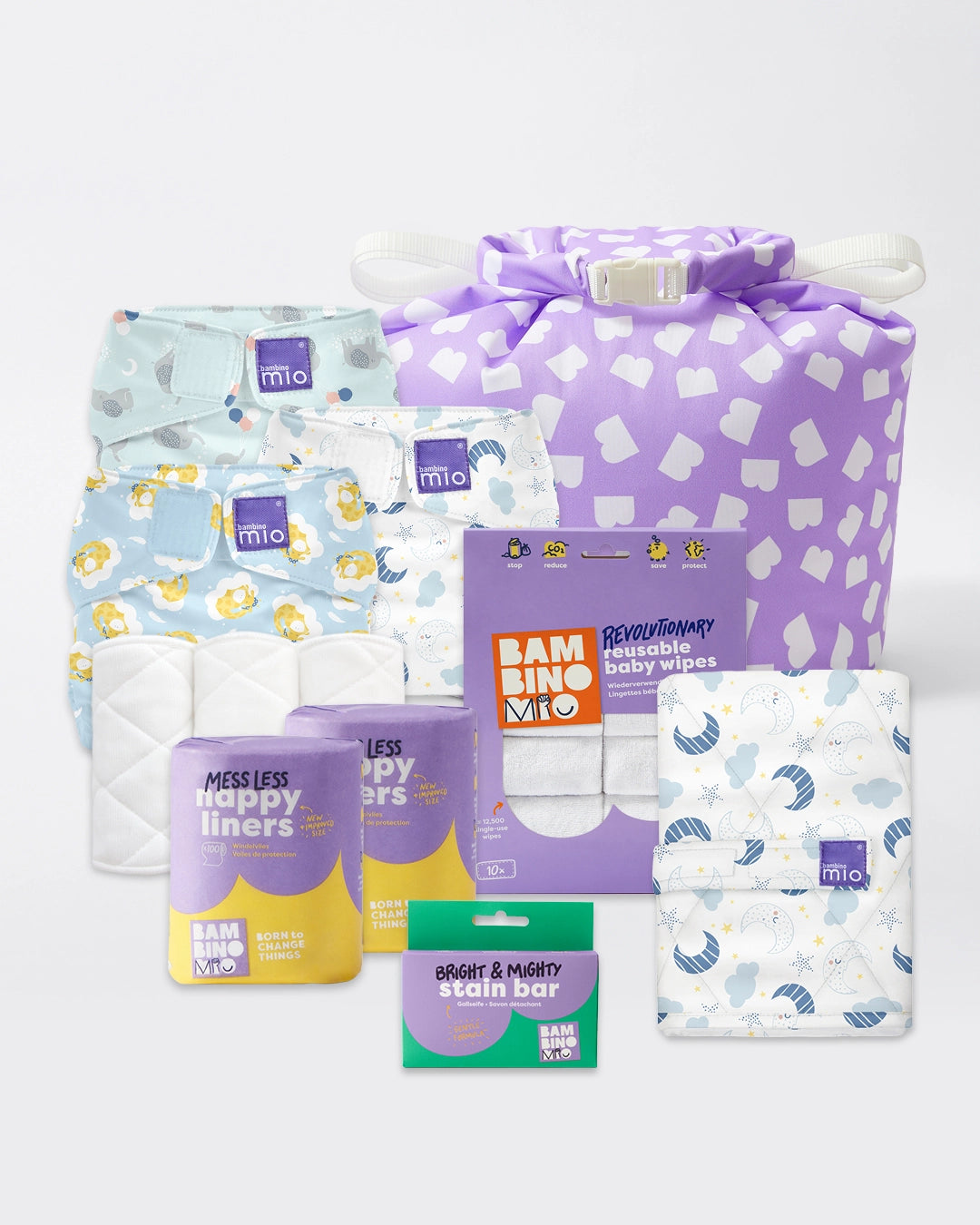 Reusable Nappy Bundle (3 months to toddler) - Dreamland