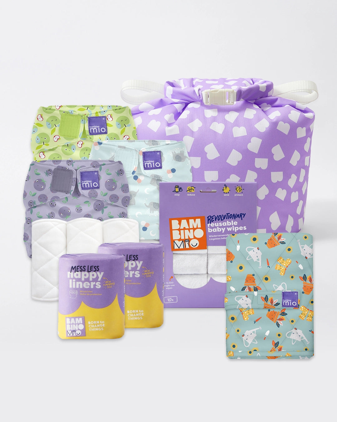 Reusable Nappy Bundle (3 months to toddler) - Mix