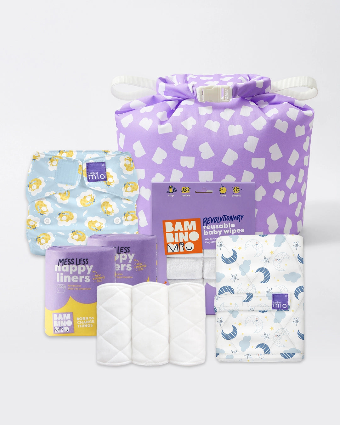 Reusable Nappy Bundle (3 months to toddler) - Dreamland