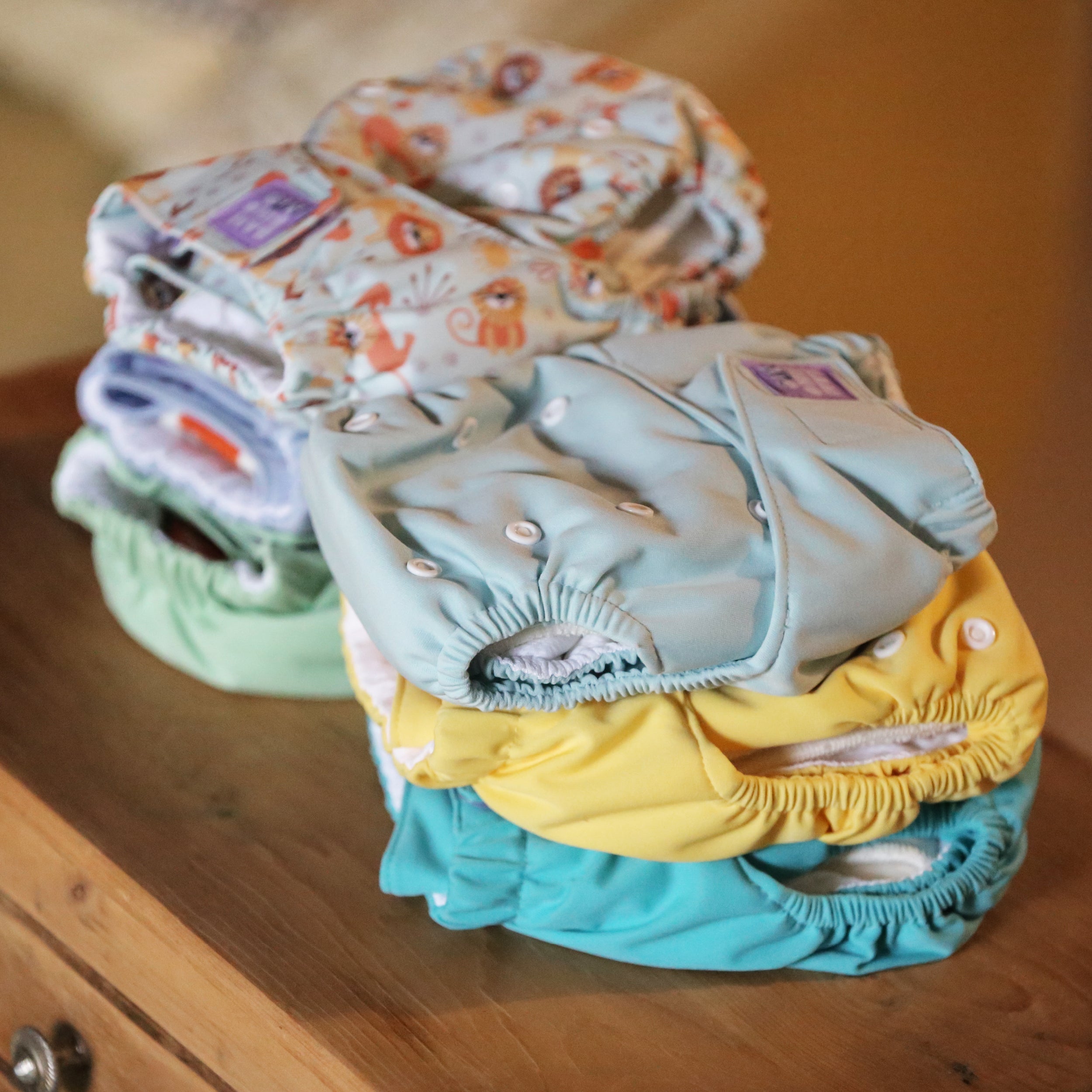 The Everything Reusable Nappy Bundle in Pastels - Bambino Mio (UK)