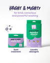 Bright & Mighty Eco-Friendly Laundry Sheets - Bambino Mio (UK)