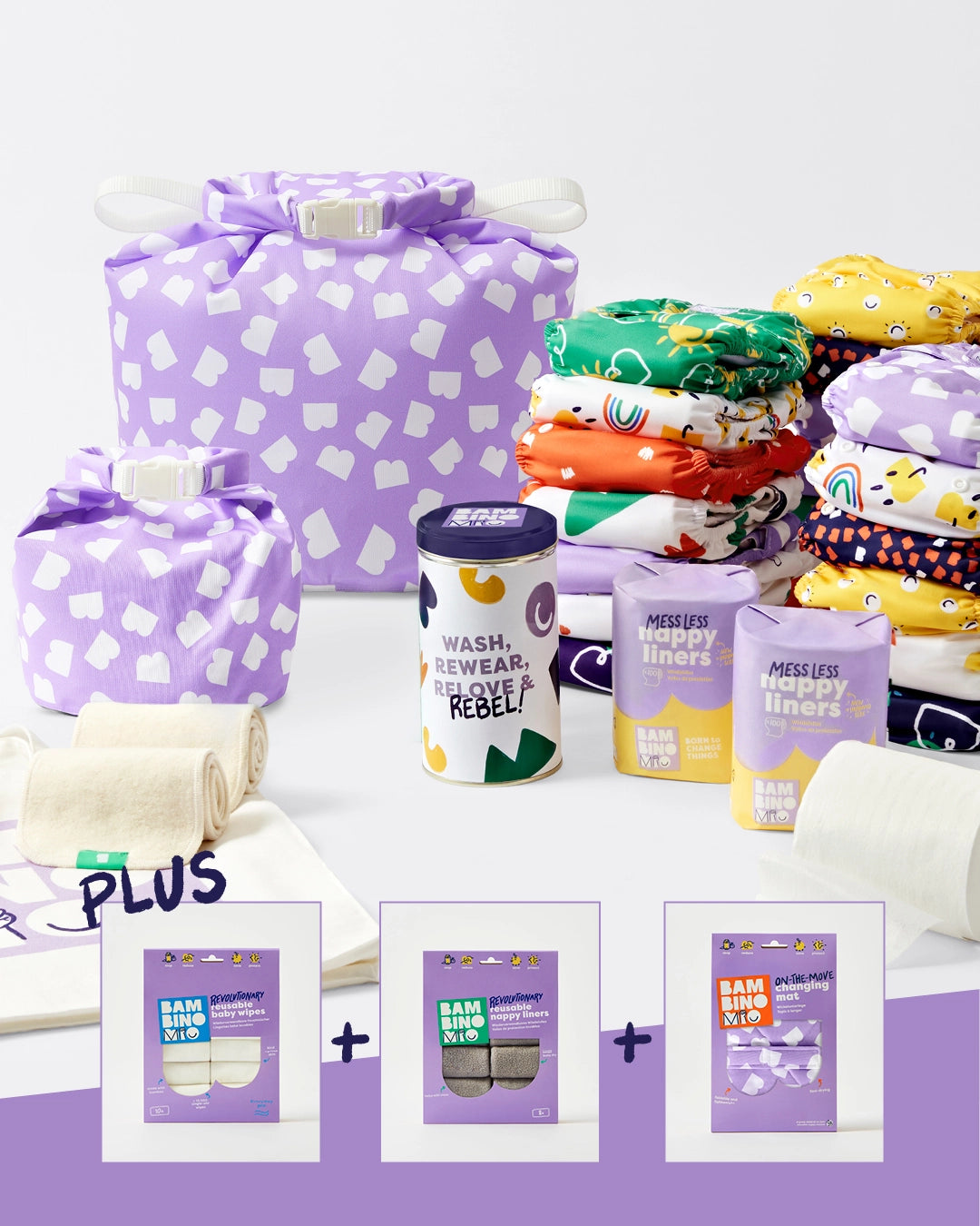 The Revolutionary Everything 20 Nappy Bundle - Bambino Mio (UK)