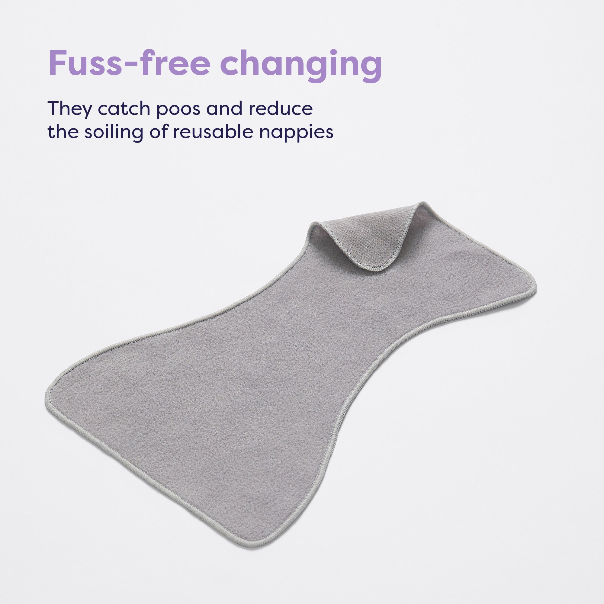 Reusable Nappy Liners for Rev Nappy - 8 Pack - Bambino Mio (UK)