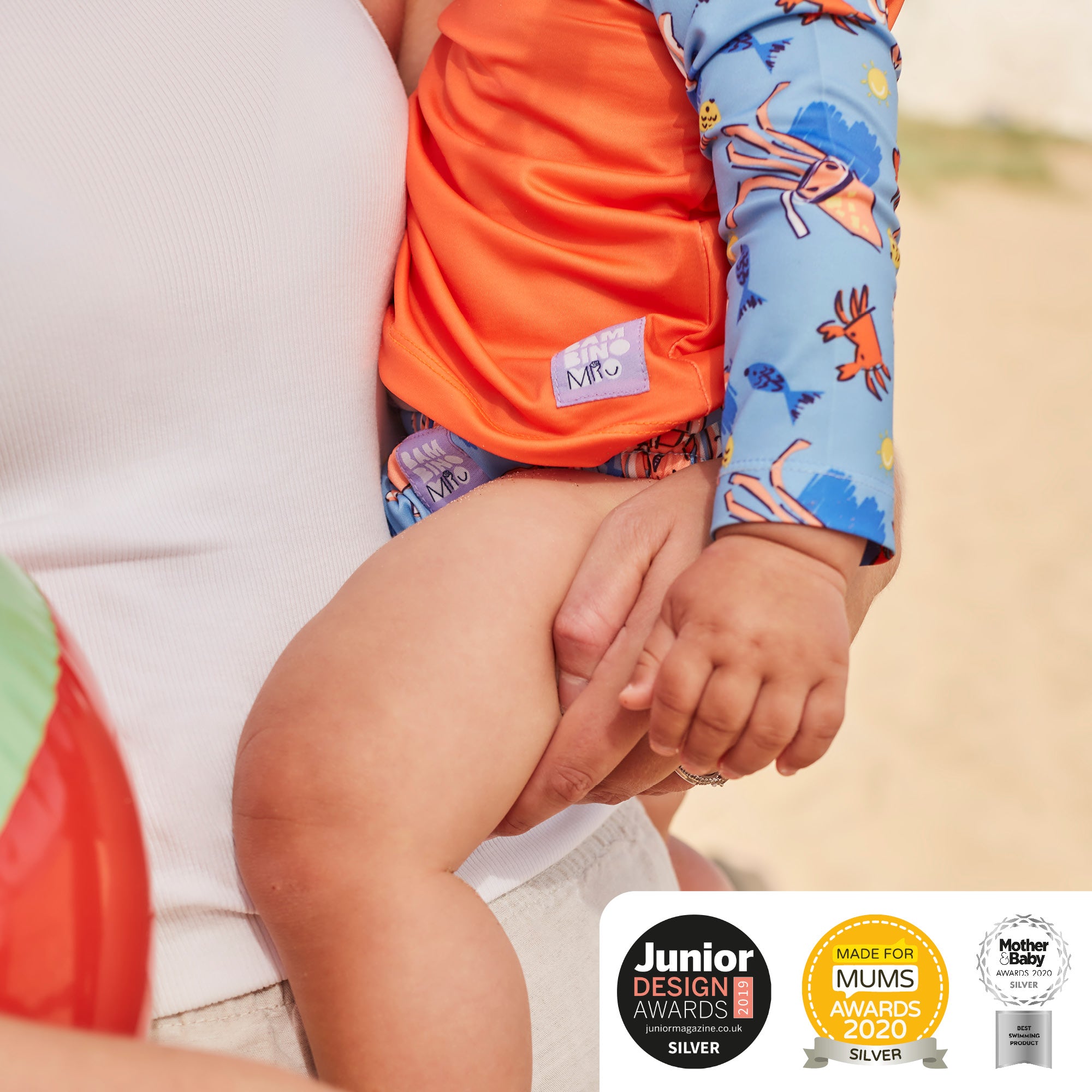 Reusable Swim Nappy in Pelican Pier - Bambino Mio (UK)