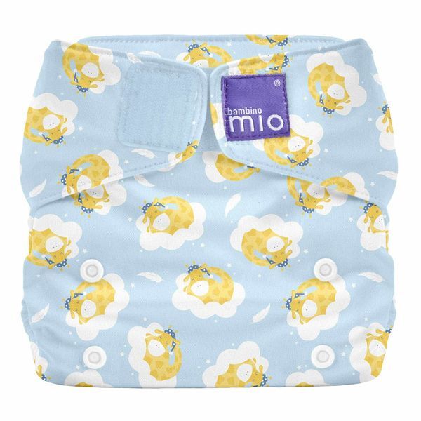 Miosolo All-In-One Reusable Nappy in Dreamy Giraffe - Bambino Mio (UK)