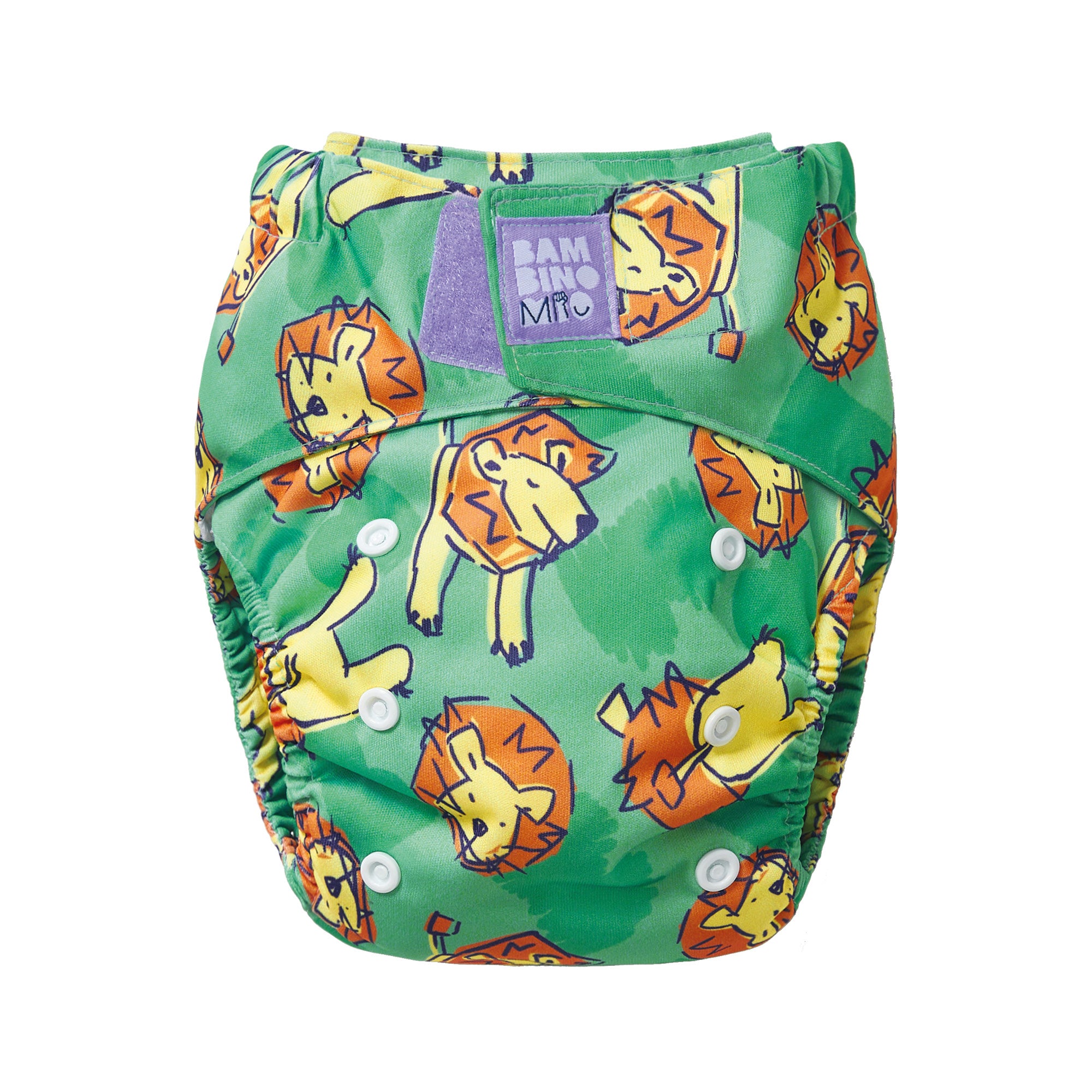 Reusable Cloth Nappy in Roar from Newborn to Potty | Bambino Mio® UK