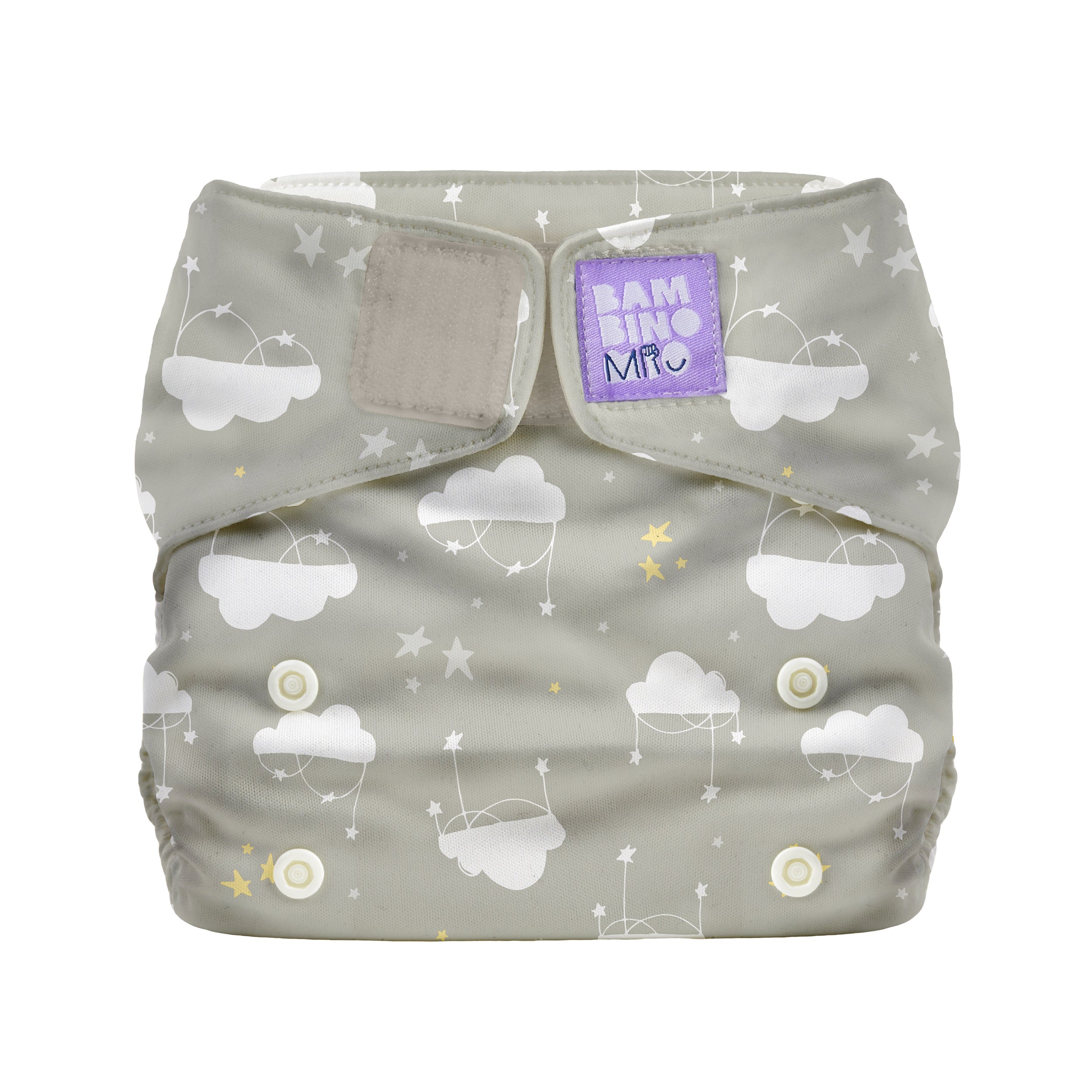 Miosolo All-In-One Reusable Nappy in Cloud Nine - Bambino Mio (UK)