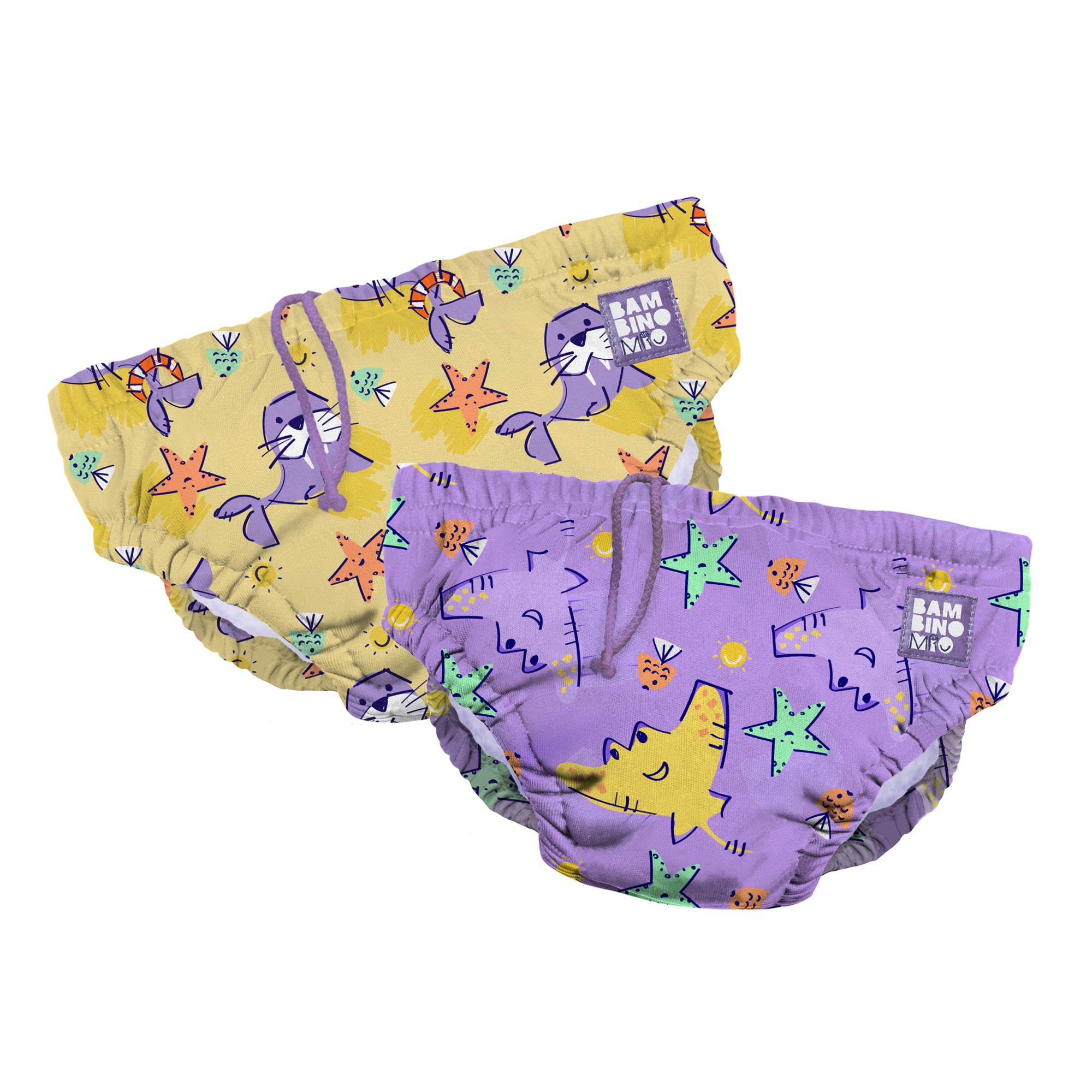 Reusable Swim Nappy 2 Pack in Flip and Flame - Bambino Mio (UK)