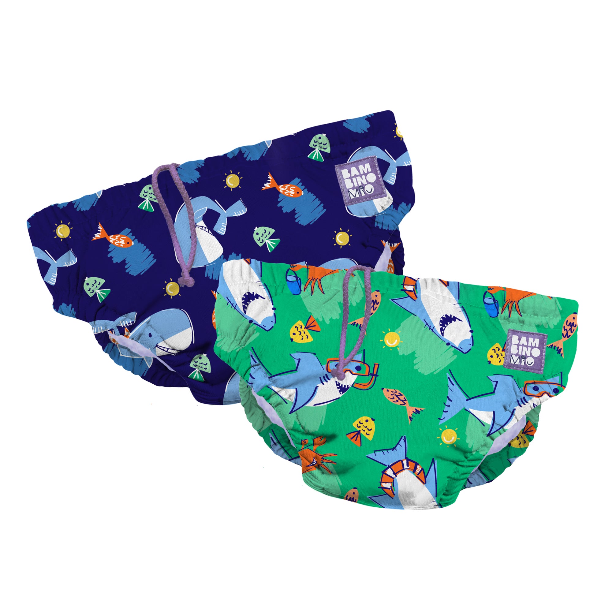 Reusable Swim Nappy 2 Pack in Squeak and Finn - Bambino Mio (UK)