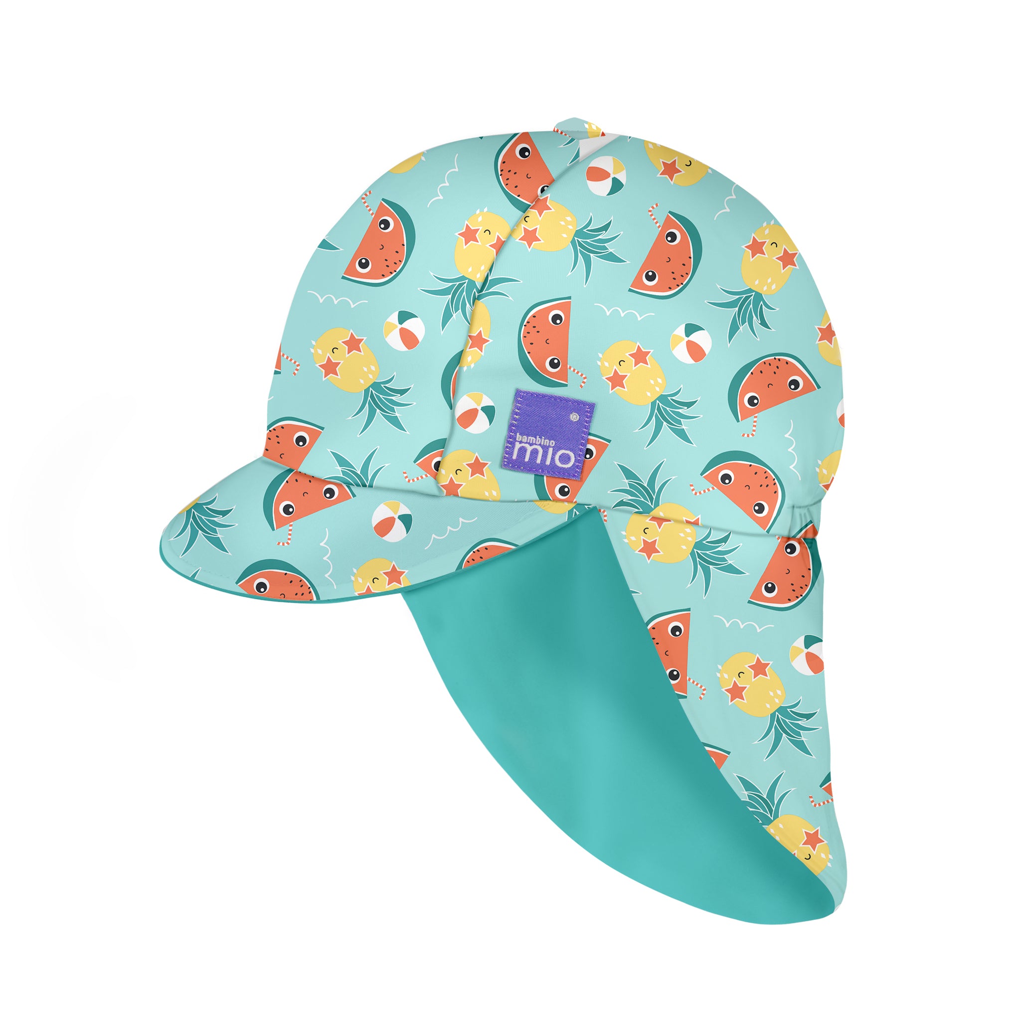 UPF 40+ Reversible Swim Hat for Babies in Tropical - Bambino Mio (UK)