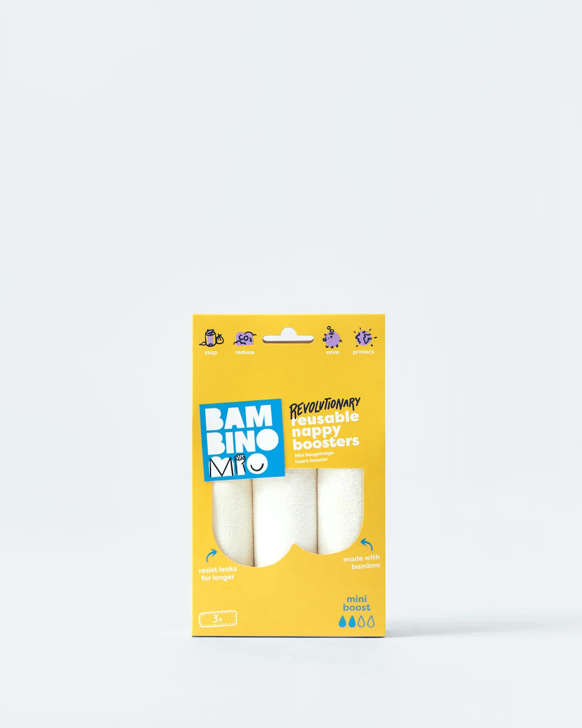 Revolutionary Reusable Nappy Booster - Mini Boost - Bambino Mio (UK & IE)